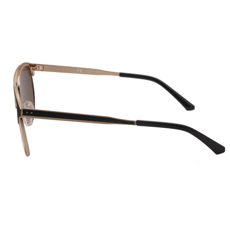 Fashionable UV400 Luxury Retro Metal Sunglasses for Women