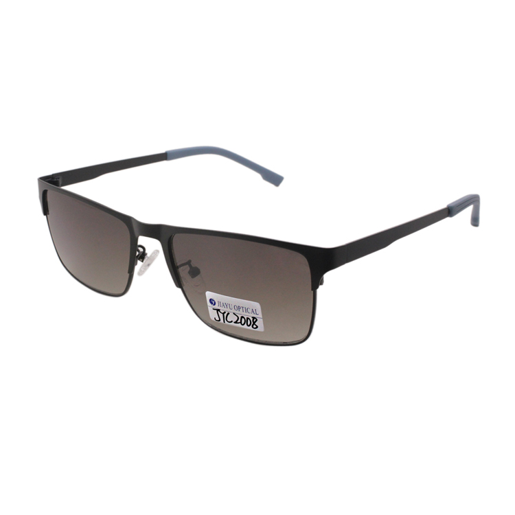 New Arrival Fashion UV400Mirror Metal Square Men Sunglasses