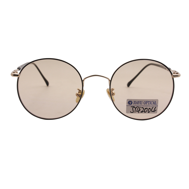 Newest Trending Fashion Round UV400 Metal Sunglasses Women