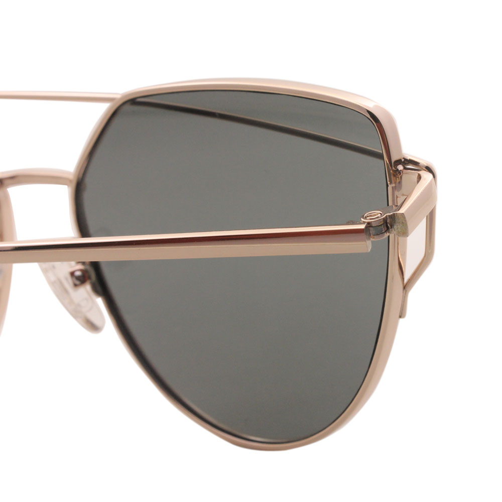 New Popular Protection Double Bridge Cat Eye Sunglasses