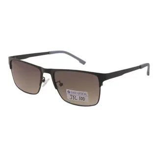 Hot Selling High Standard Metal Half Frame Black Sunglasses