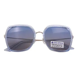 Manufacturer Custom Blue Gradient Diamond MetalSunglasses