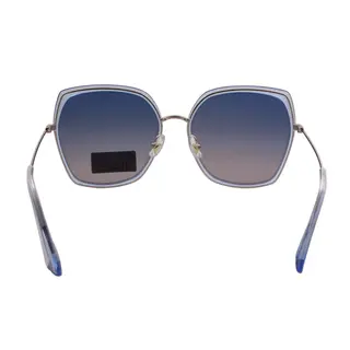 Manufacturer Custom Blue Gradient Diamond MetalSunglasses