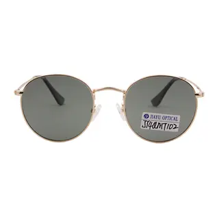 Custom Logo Metal Frame Men Sunglasses Round Shape