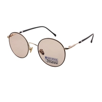 Newest Trending Fashion Round UV400 Metal Sunglasses Women
