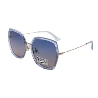 Manufacturer Custom Blue Gradient Diamond MetalSunglasses