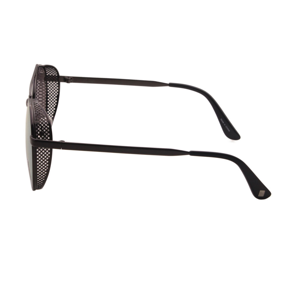 Round Retro Polarized Protection Double Bridge Sunglasses