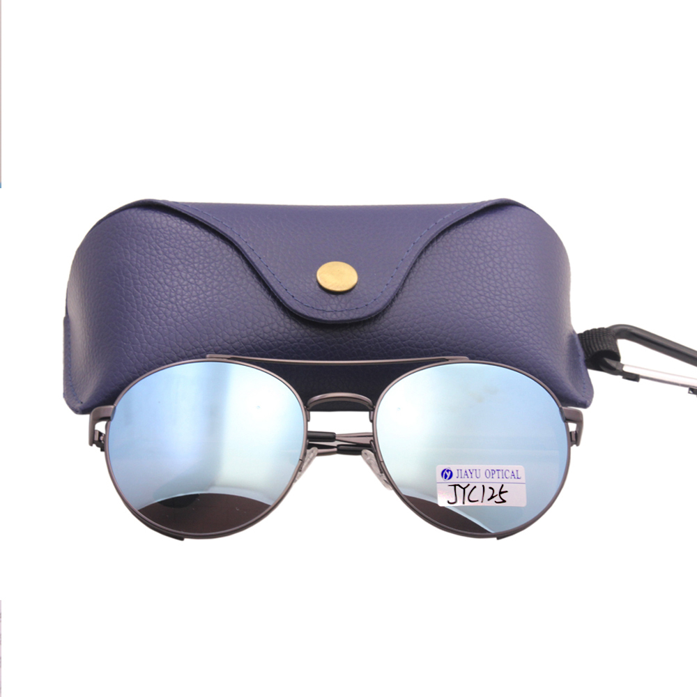 Round Retro Polarized Protection Double Bridge Sunglasses