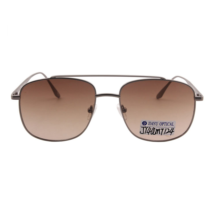 Round Vintage Fashion Women's Metal Polarized Sunglasses