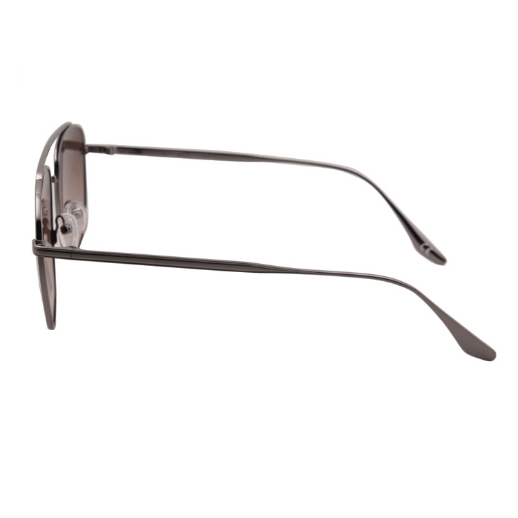 Round Vintage Fashion Women's Metal Polarized Sunglasses
