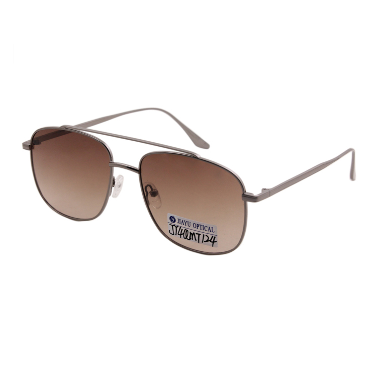 Round Vintage Fashion Women's Metal Polarized Sunglasses
