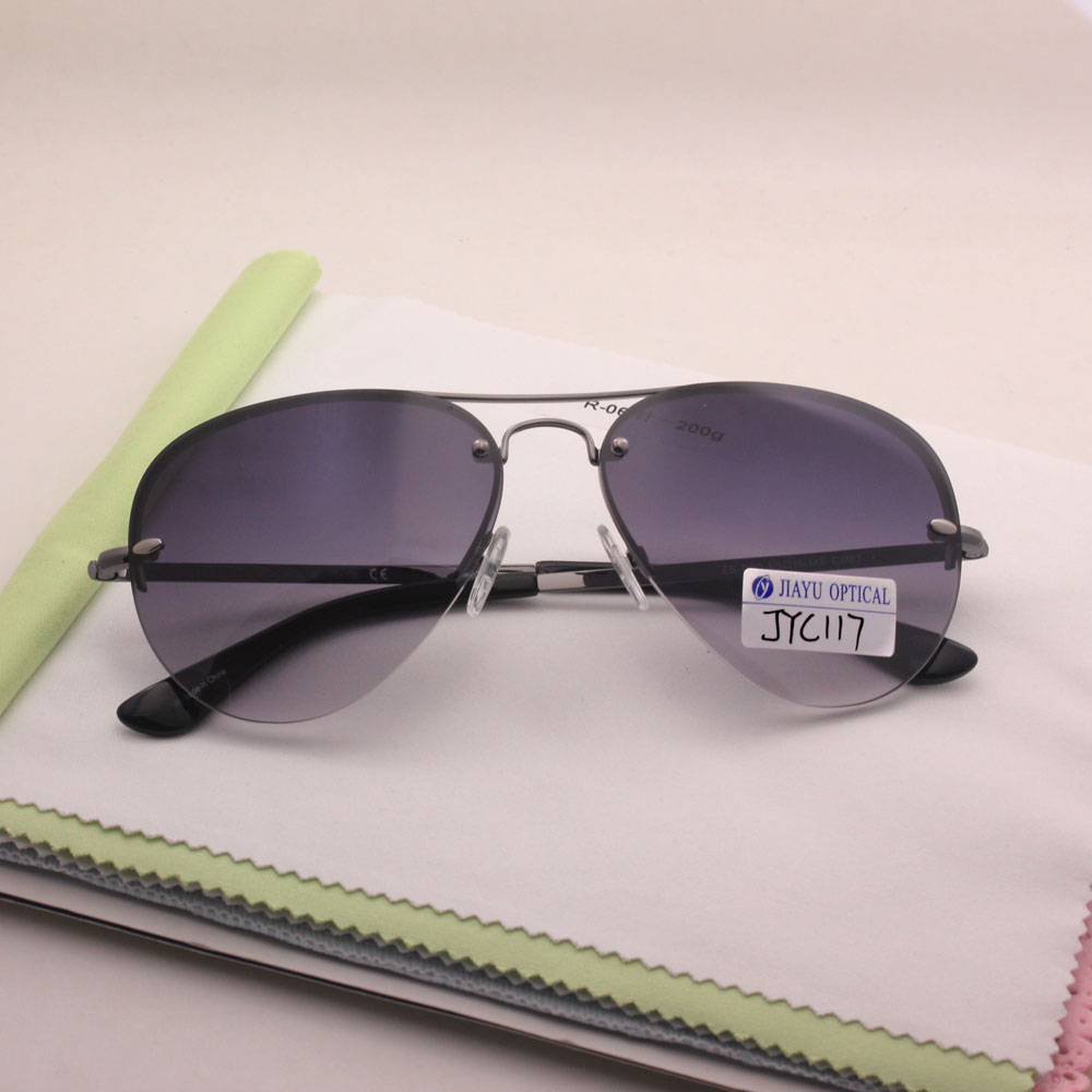 Fashion Special Shape Protection Double Bridge Sunglasses