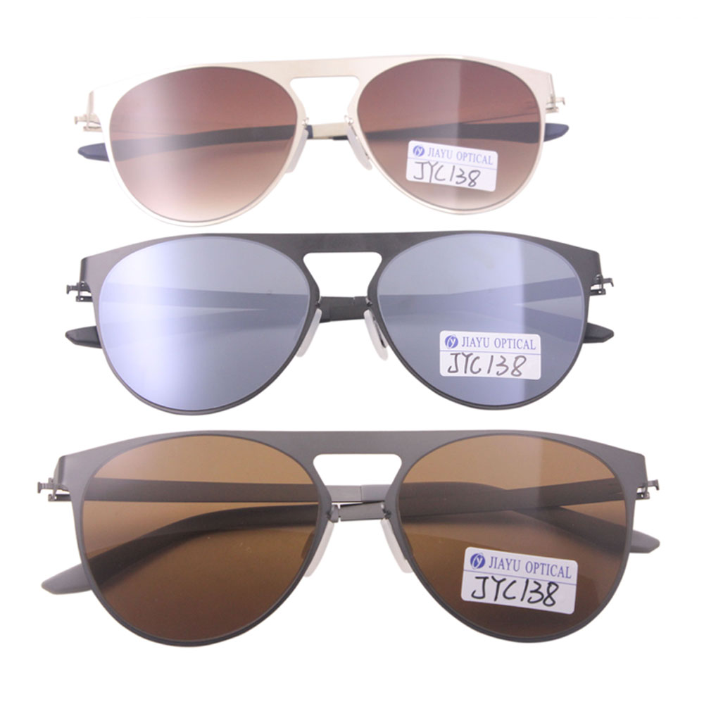 Thin Stainless Steel Without Soldering Metal Sunglasses