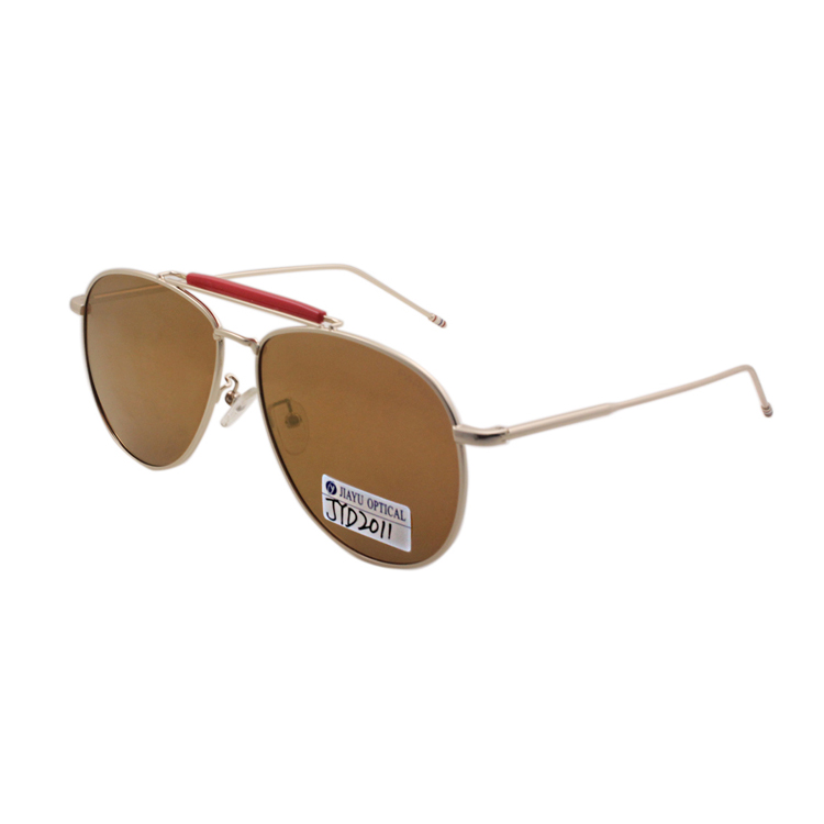 Wholesale Double Bridge UV400 Polarized Sunglasses Metal