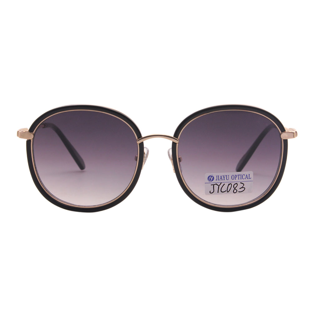 Wholesale Retro Metal Women's Fashion UV400 Sunglasses