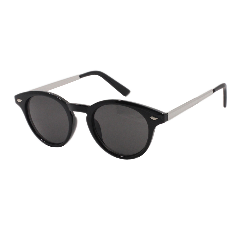 2020 New Fashion Custom Logo Plastic With Metal Temples Polarized Sunglasses