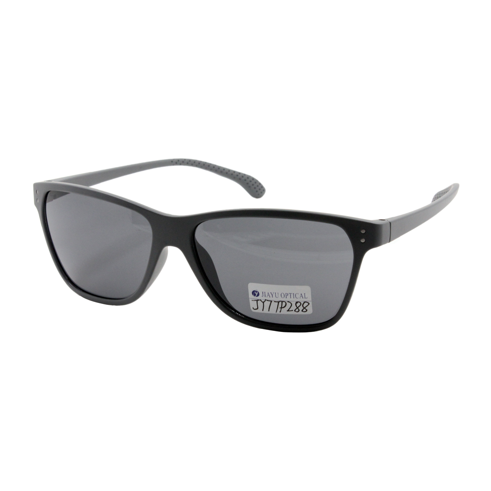 Cat 3 UV400 CE Custom Logo Printed Smoke Lenses Plastic Sunglasses