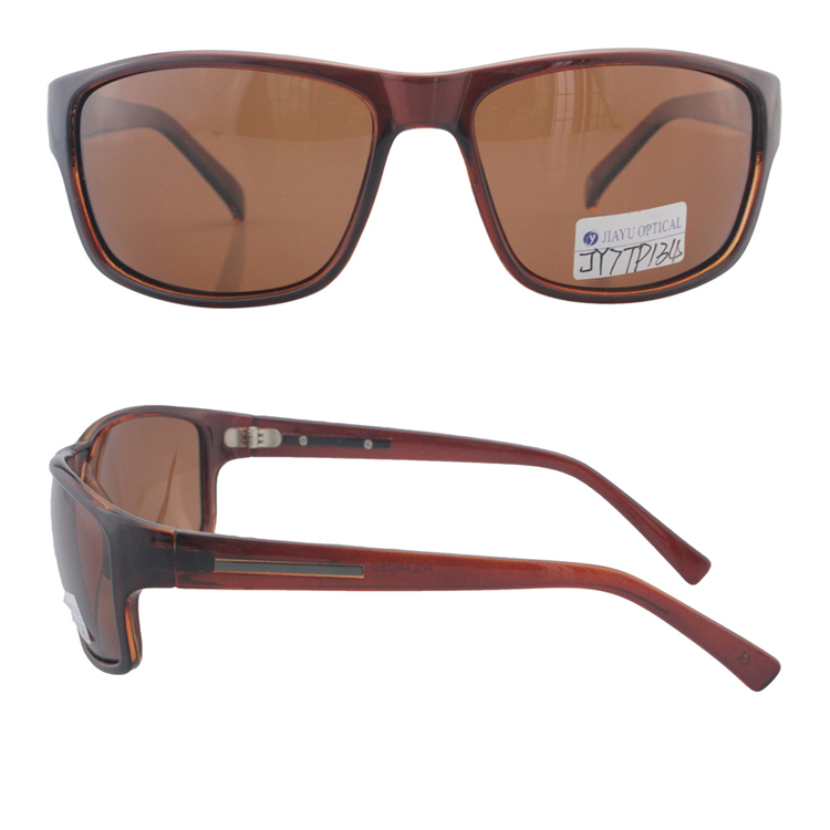 Cat 3 UV400 Custom Printed Fishing Sunglasses With Metal Logo