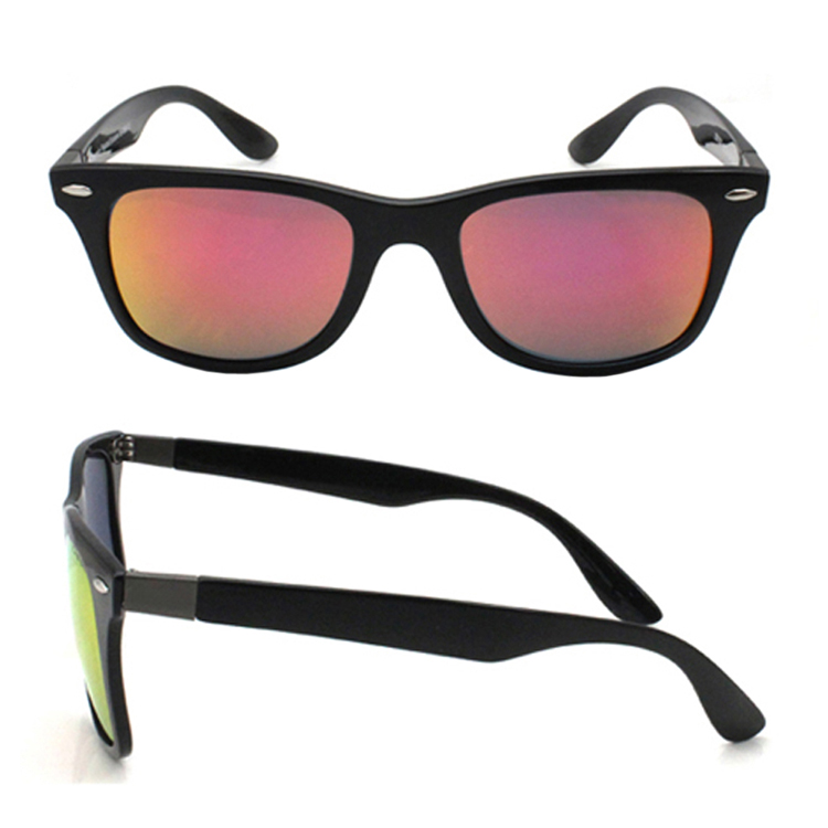 China Sun Glasses Factory Custom Logo Classic Shades Italian Brand Mirror Sunglasses