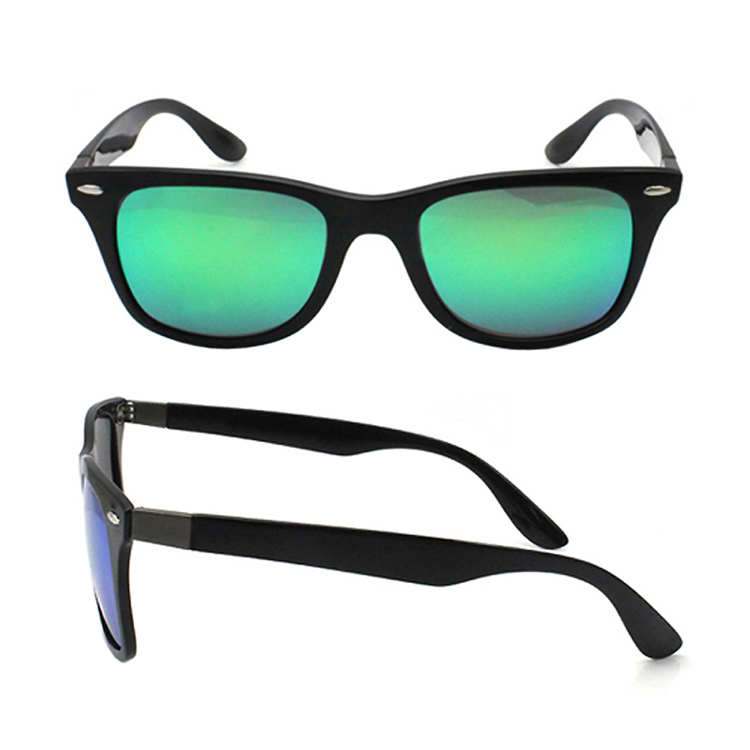 China Sun Glasses Factory Custom Logo Classic Shades Italian Brand Mirror Sunglasses