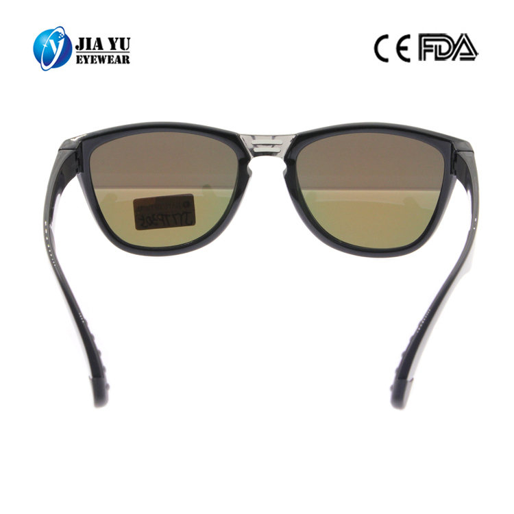 Custom Design Thin Frame Interchangeable Temples Plastic Sunglasses