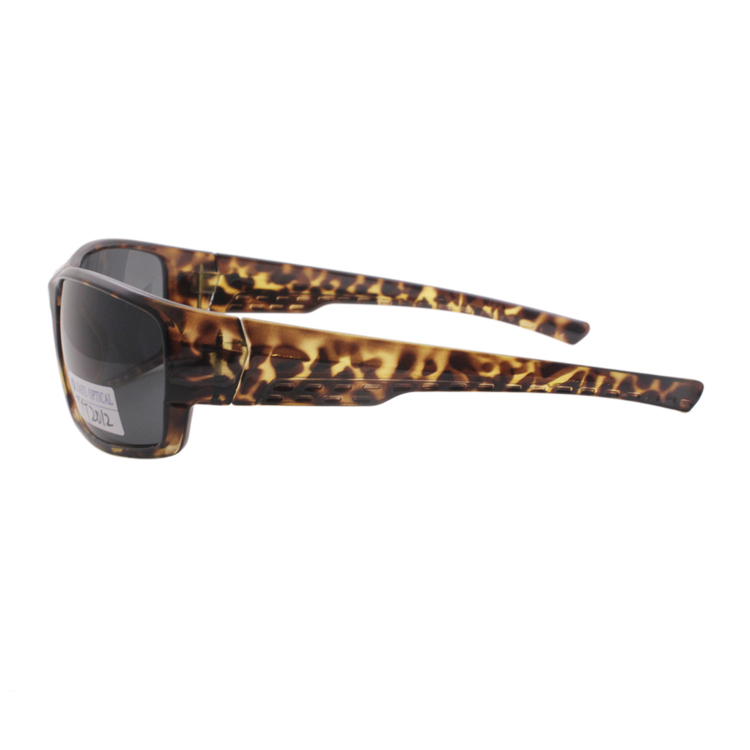 Custom Fashion Brown Demi Custom Logo UV400 Polarized Sunglasses for Men