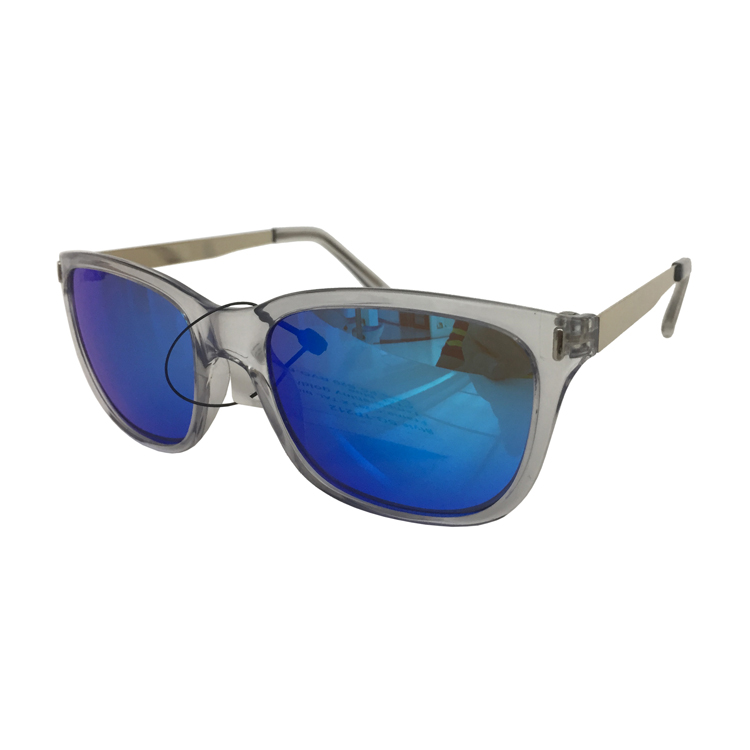 Custom Logo Printing Plastic Transparent Frame Clear Sunglasses
