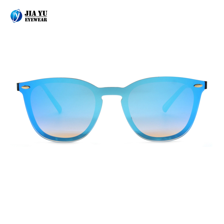 Customized one-piece Men and Women Plastic Luxury Sunglasses