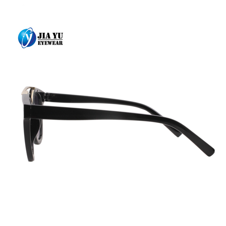 European Style Metal Double Bridge Gradient Smoke Sunglasses UV400