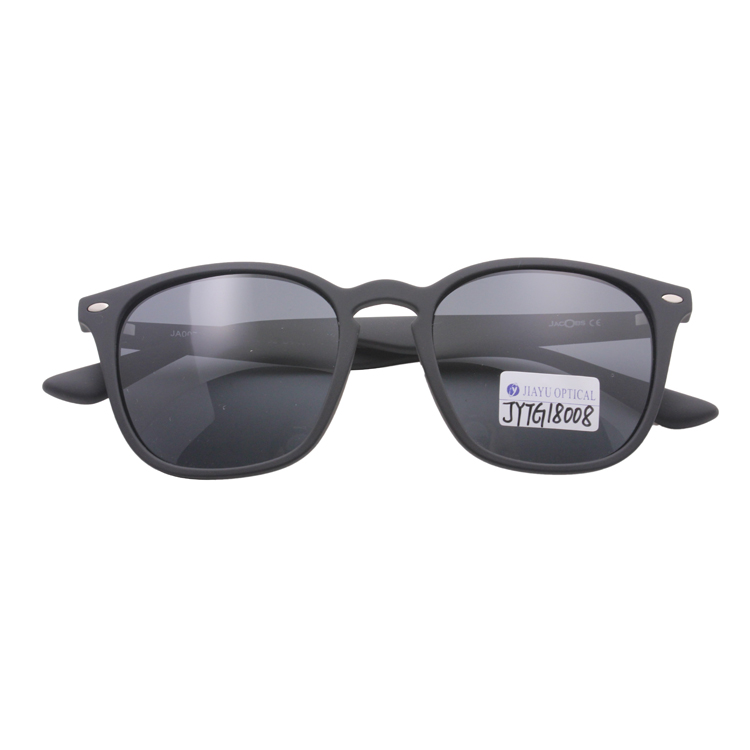 Fashion Hight Quality  UV 400 Polarized Black Men Luxury With Metal Logo Sunglasses