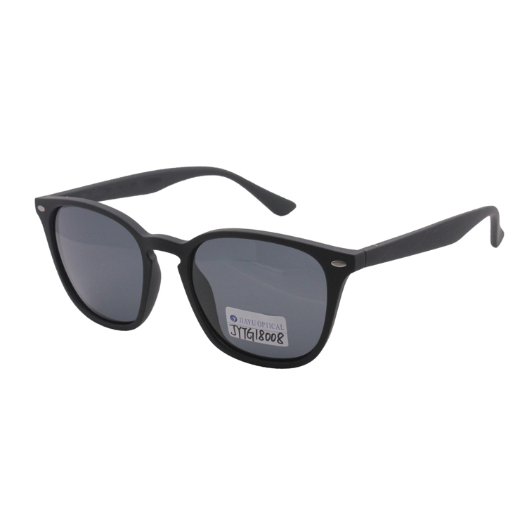 Fashion Hight Quality  UV 400 Polarized Black Men Luxury With Metal Logo Sunglasses