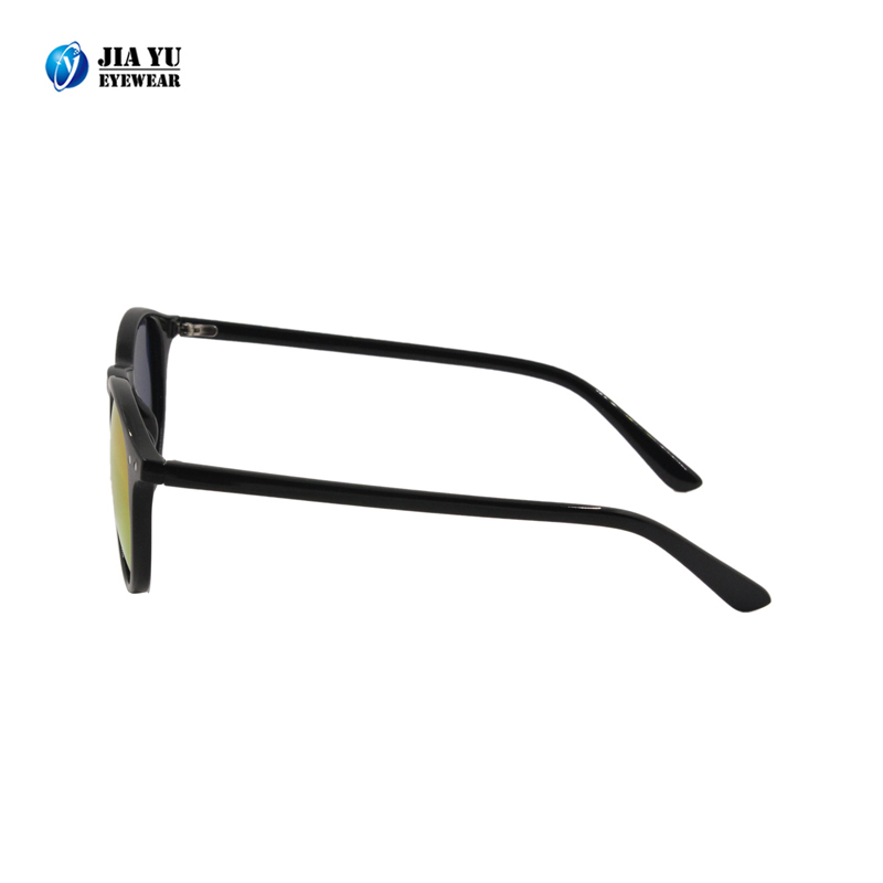 Fashion Sunglasses Polarized Retro Mirror Coating Round Sunglasses
