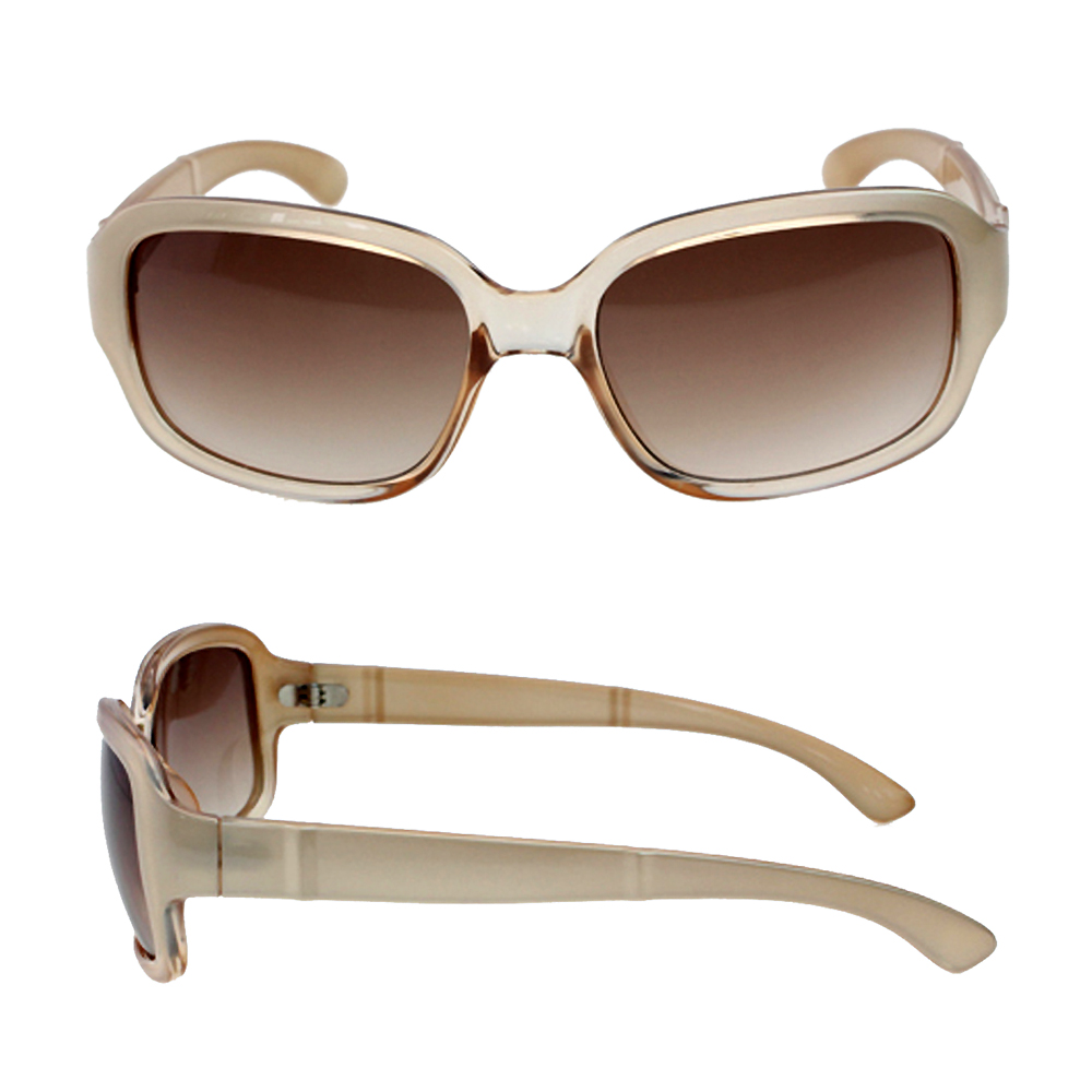 Fashion UV 400 Polarized  Transparent Frame Clear Sunglasses