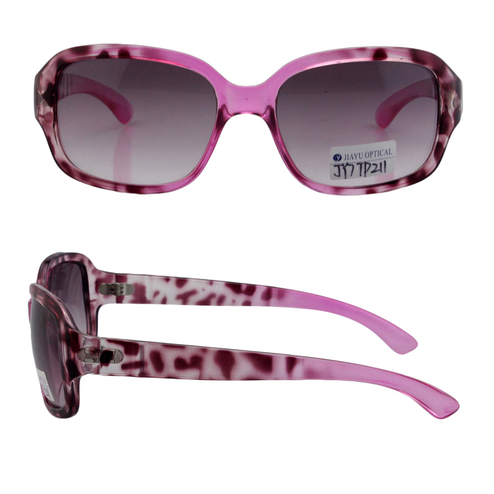 Fashion UV 400 Polarized  Transparent Frame Clear Sunglasses