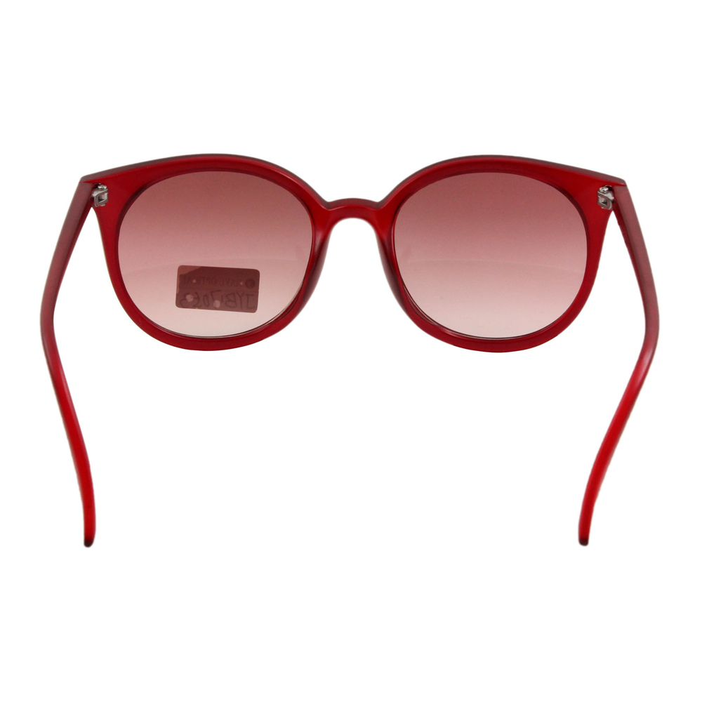 Fashionable High Quality Brand Luxury Round Plastic Mirror Lens Sunglasses