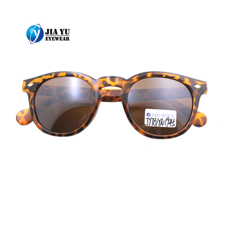 Free Sample Wholesale Fashion Retro Vintage Brown Visor Sunglasses