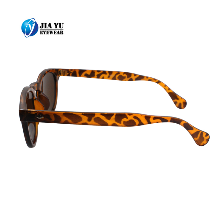 Free Sample Wholesale Fashion Retro Vintage Brown Visor Sunglasses