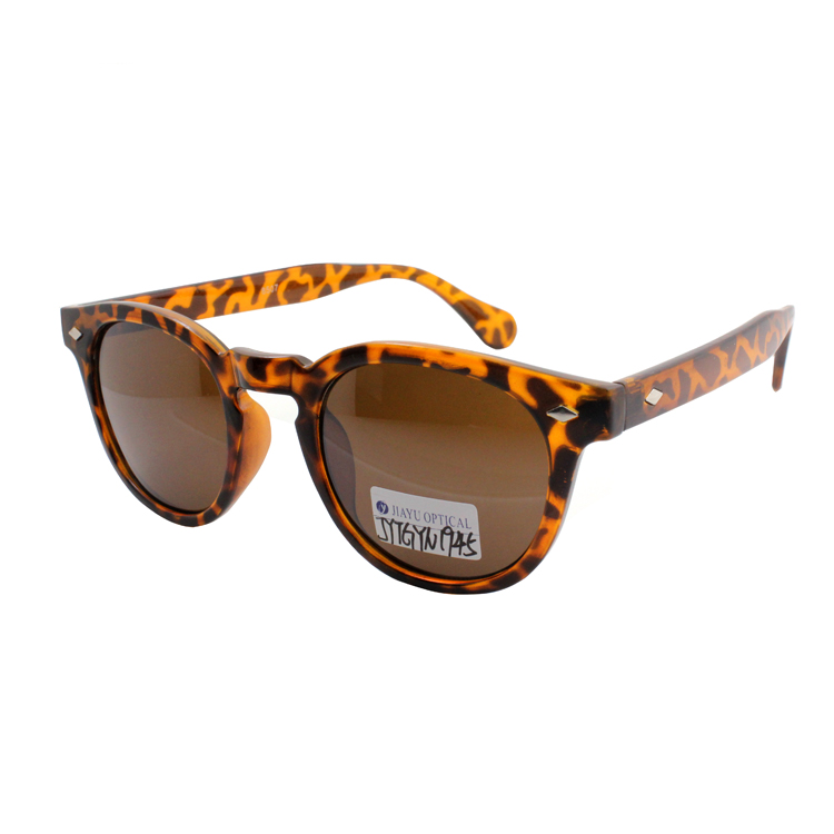 Free Sample Wholesale Fashion Retro Vintage Brown Visor Sunglasses
