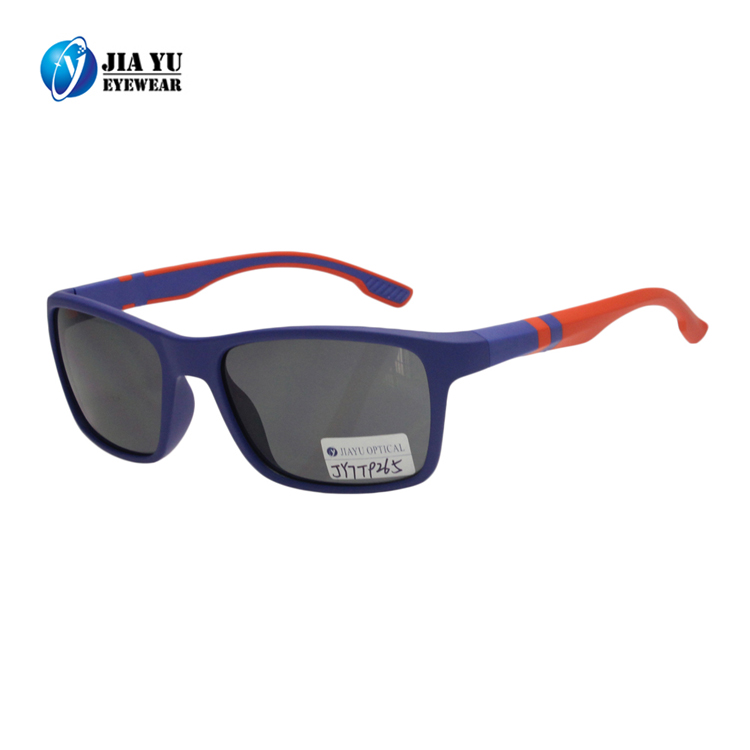 Good Quality Custom Logo Printed Nylon Midium Square Men Sunglasses