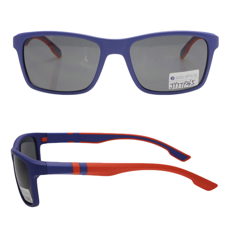 Good Quality Custom Logo Printed Nylon Midium Square Men Sunglasses