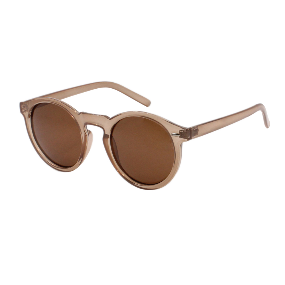 High Quality China Manufacturers Transparent Retro Fashion With Logo Round Plastic Sunglasses