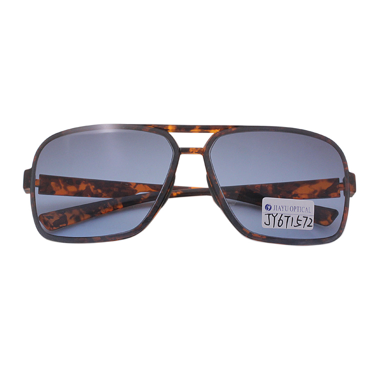 High Quality Custom Fashion OEM Brand Double Bridge Gradient Polarized Sunglasses