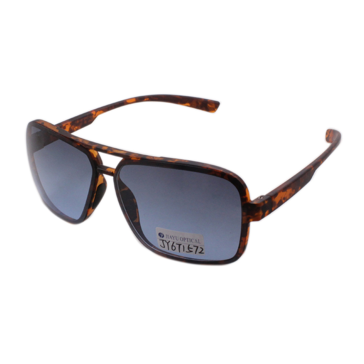 High Quality Custom Fashion OEM Brand Double Bridge Gradient Polarized Sunglasses