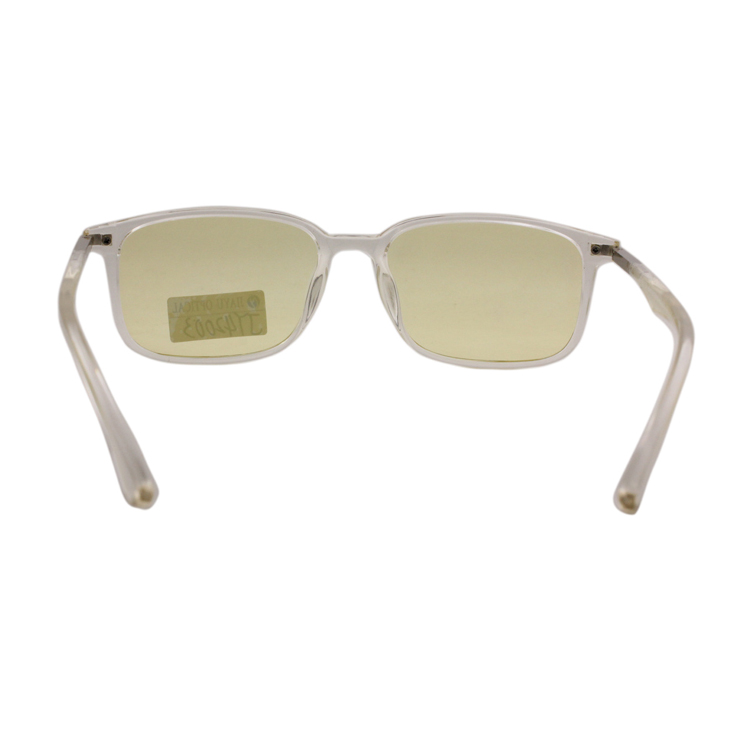 High Quality Custom Retro Fashion Cat.3 Uv400 Transparent Frame Unisex Sunglasses
