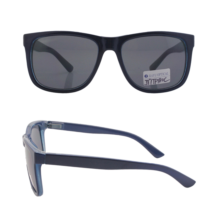 High Quality Fashion Custom Polarized Navy Blue Men Sunglasses
