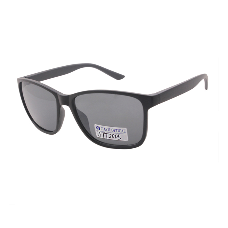 High Quality Oem Fashion Custom Logo UV400 Polarized Black Sunglasses