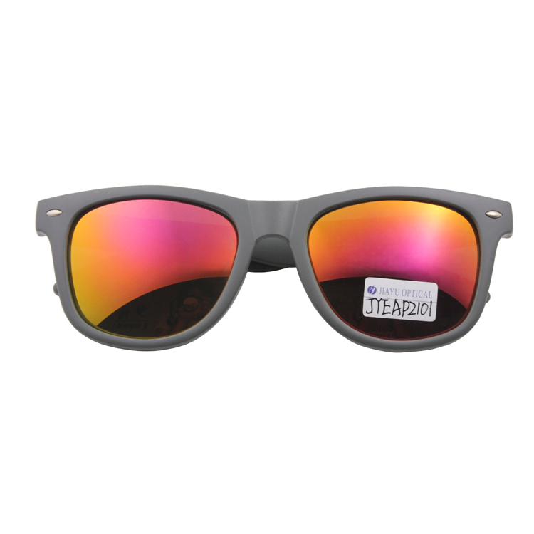 High Quality Plastic Wholesale Wayfarer Custom Sunglasses With Spring Hinge