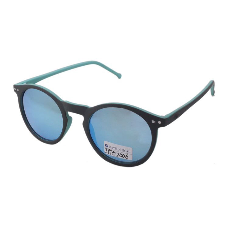 Hot Sale Custom Logo Round Plastic Ce Uv400 Polarized Unisex Sunglasses