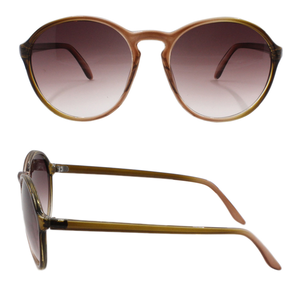 Hot Sale Fashion Retro Luxury Unisex CE UV400 Round Sunglasses