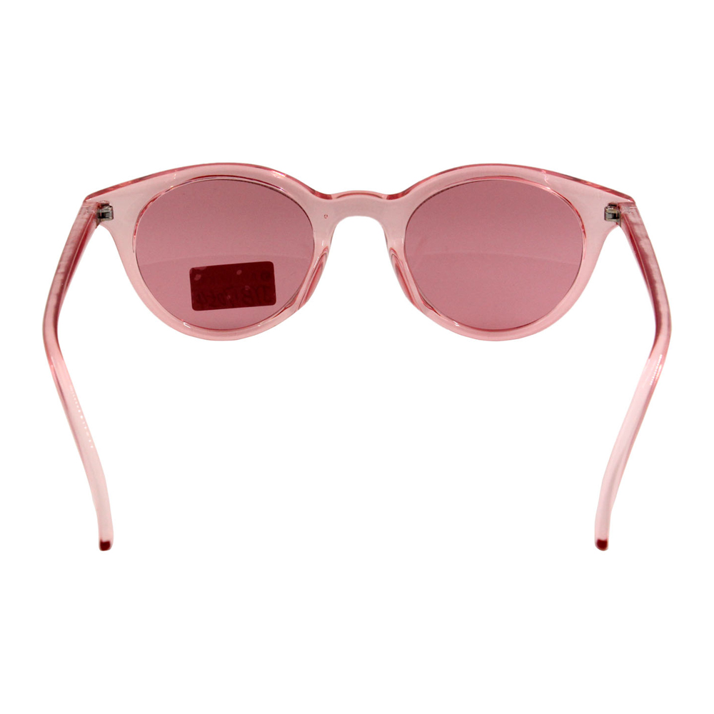 Hot Sale Transparent Vintage Fashion Pink Plastic Ladies Polarized Sunglasses
